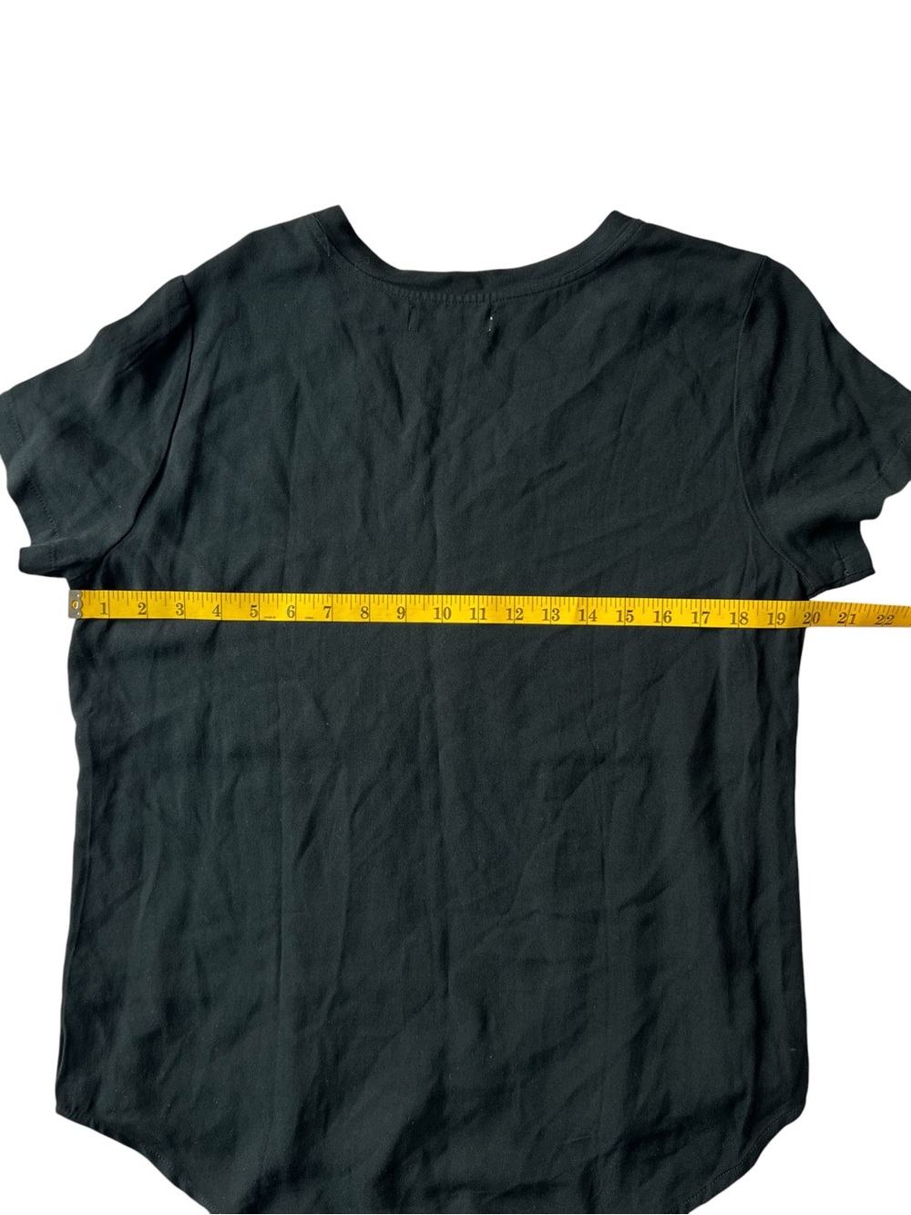 Alexander Jordan Women’s Black Short Sleeve V - Neck Tee Shirt Size L - Picture 11 of 14